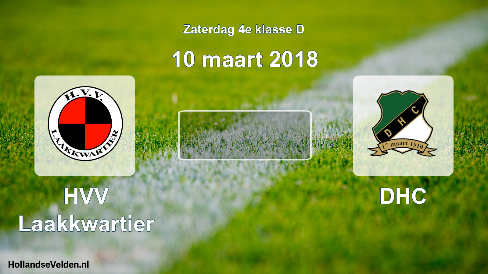 Scheduled Match: HVV Laakkwartier - DHC (10 March 2018)
