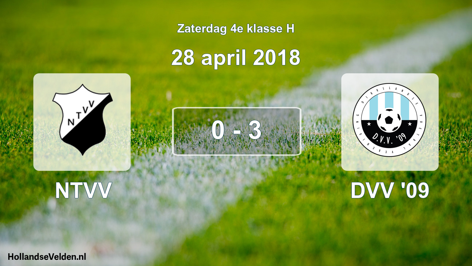Total number of matches played: NTVV - DVV '09 0 - 3 (28 April 2018)
