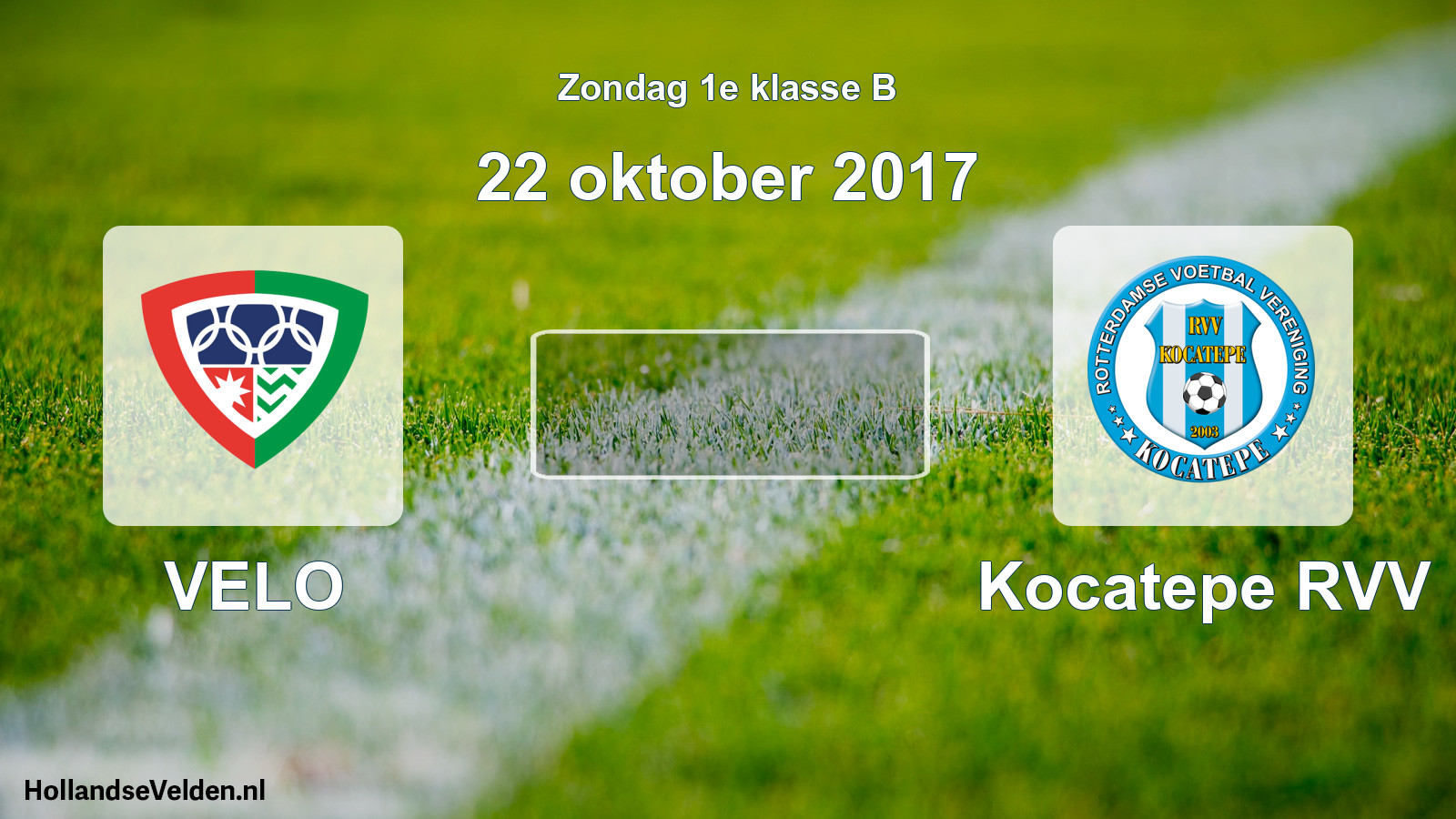 Scheduled Match: VELO - Kocatepe RVV (22 October 2017)