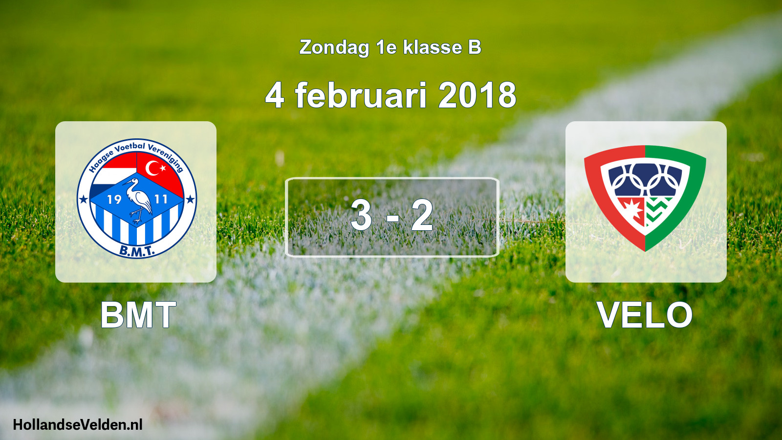 Total number of matches played: BMT - VELO 3 - 2 (4 February 2018)