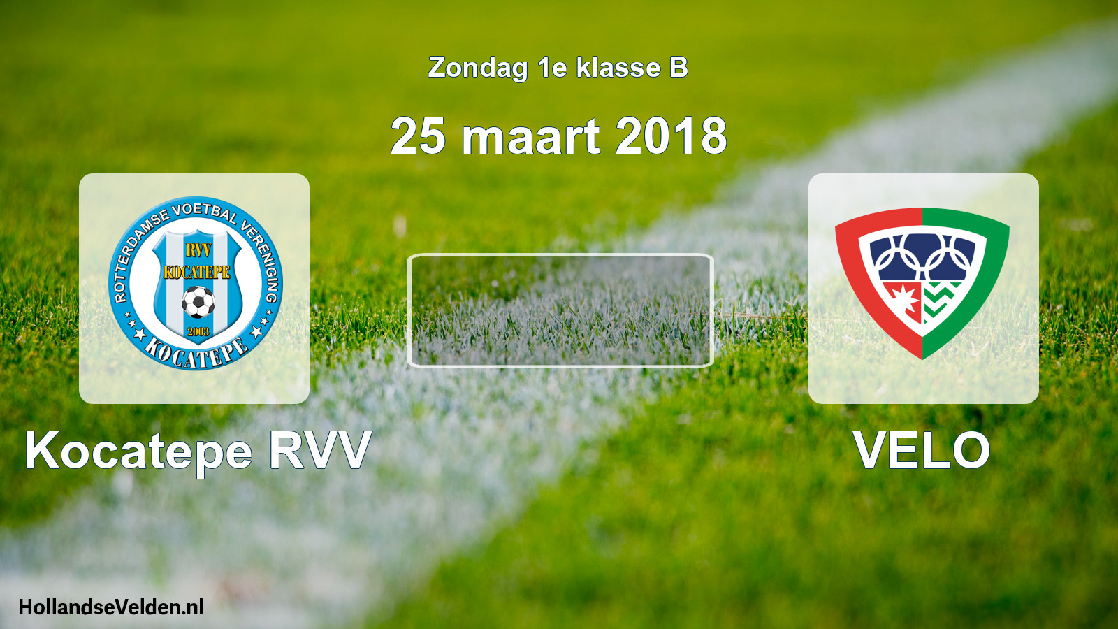 Scheduled Match: Kocatepe RVV - VELO (25 March 2018)