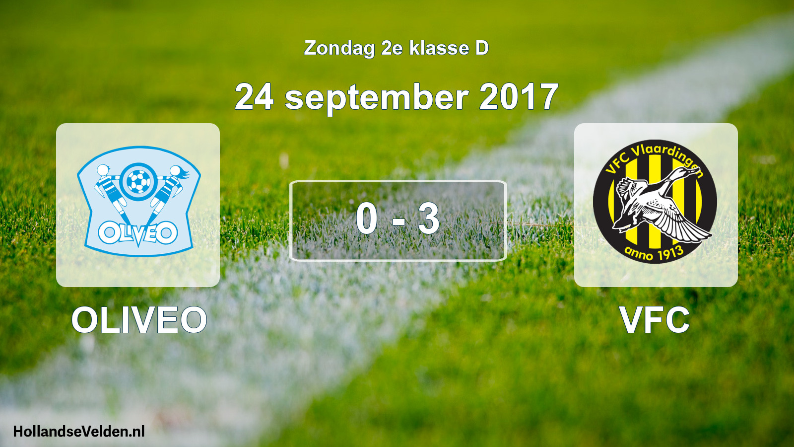 Total number of matches played: OLIVEO - VFC 0 - 3 (24 September 2017)