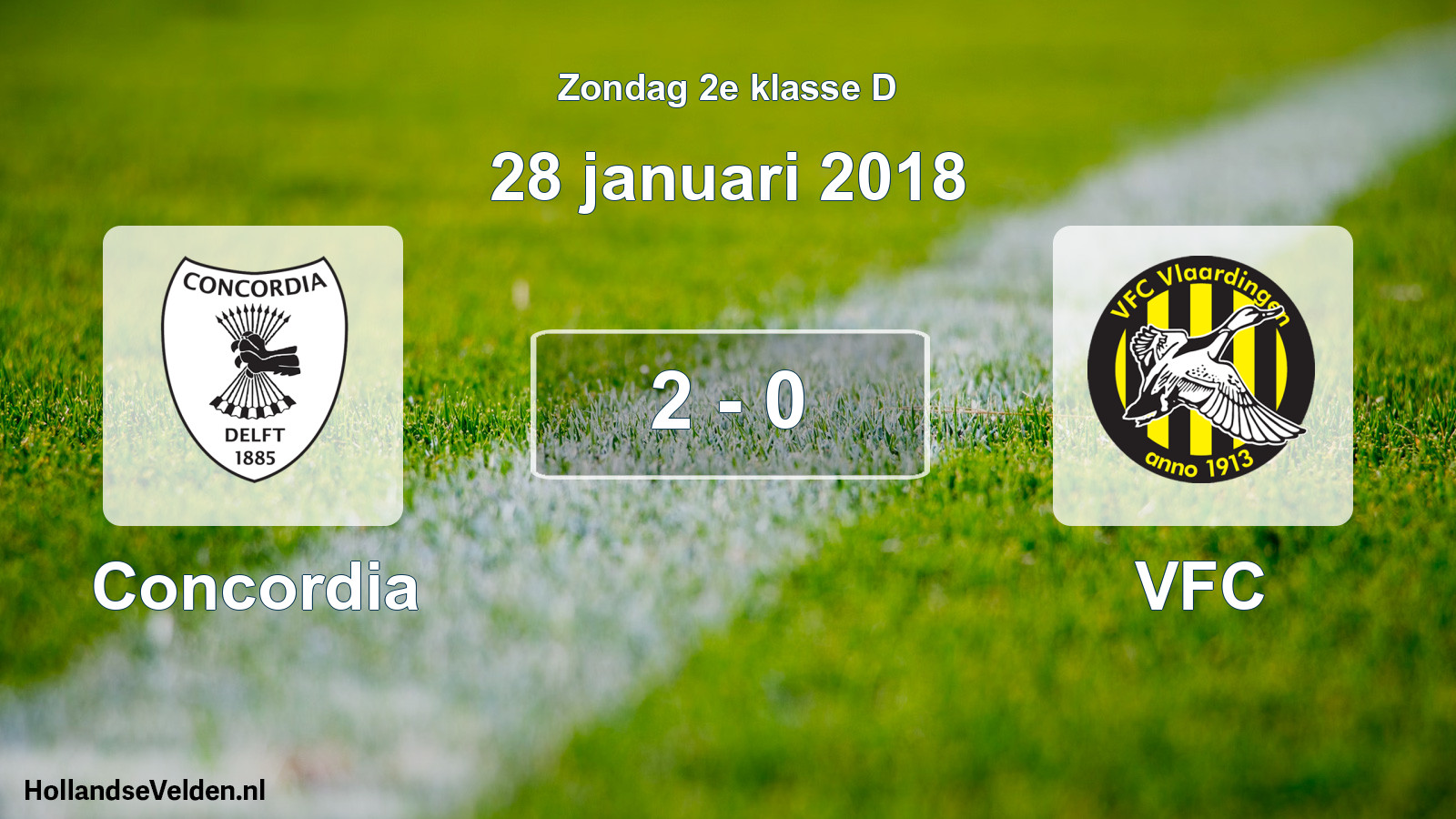 Total number of matches played: Concordia - VFC 2 - 0 (28 January 2018)