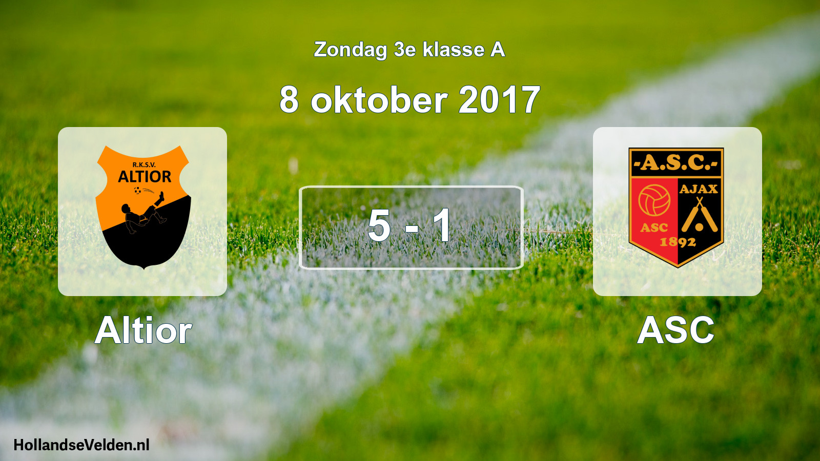 Total number of matches played: Altior - ASC 5 - 1 (8 October 2017)