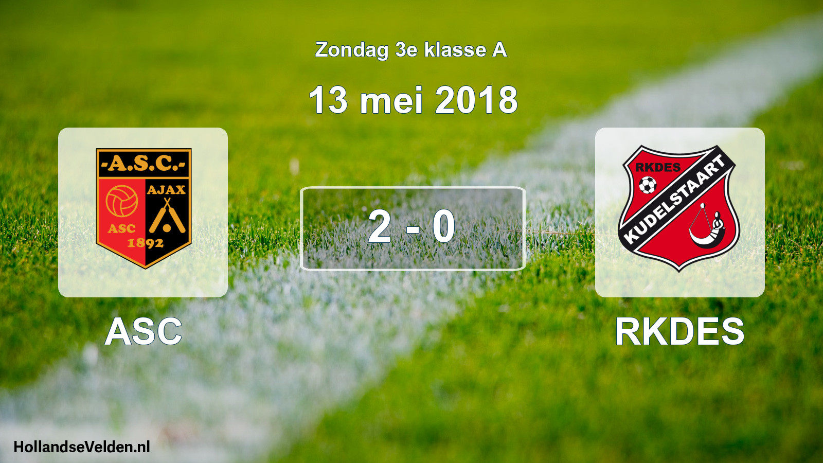 Total number of matches played: ASC - RKDES 2 - 0 (13 May 2018)