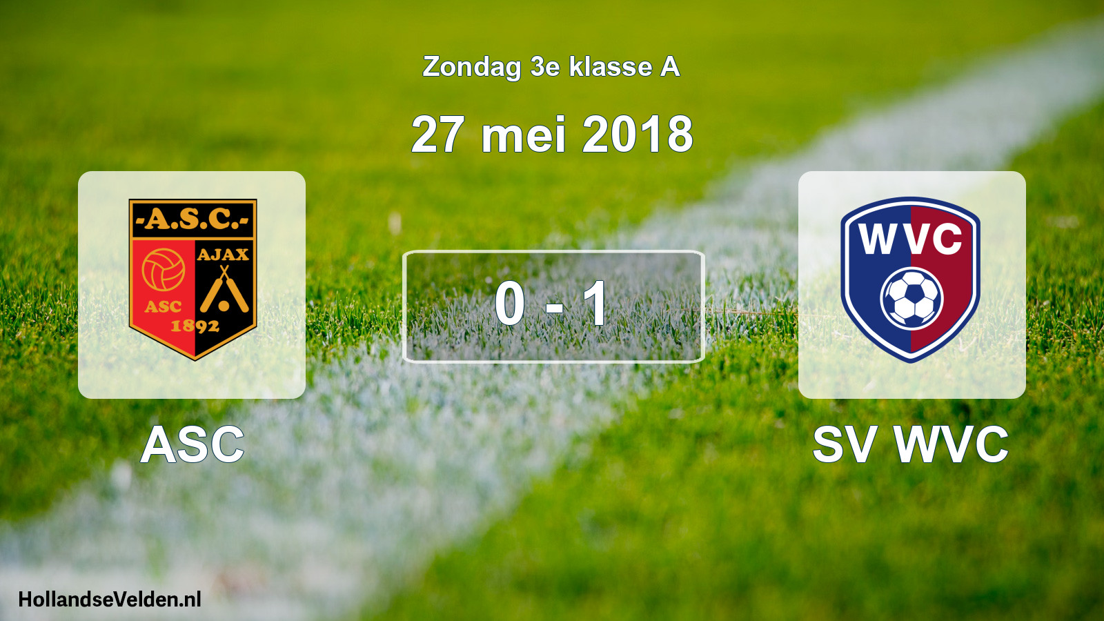 Total number of matches played: ASC - SV WVC 0 - 1 (27 May 2018)