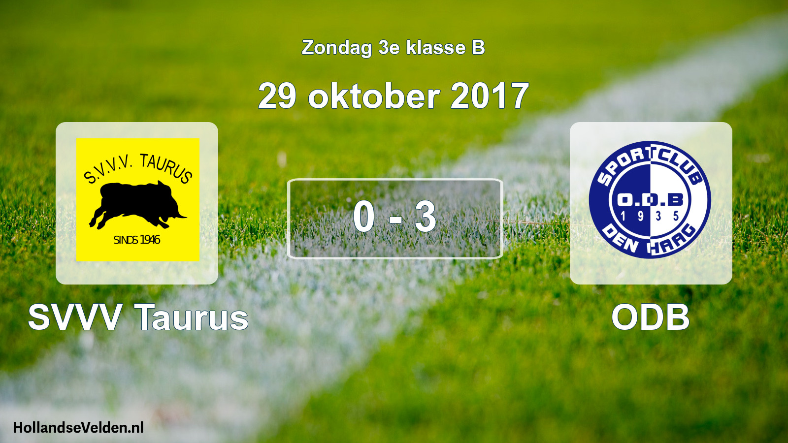 Total number of matches played: SVVV Taurus - ODB 0 - 3 (29 October 2017)