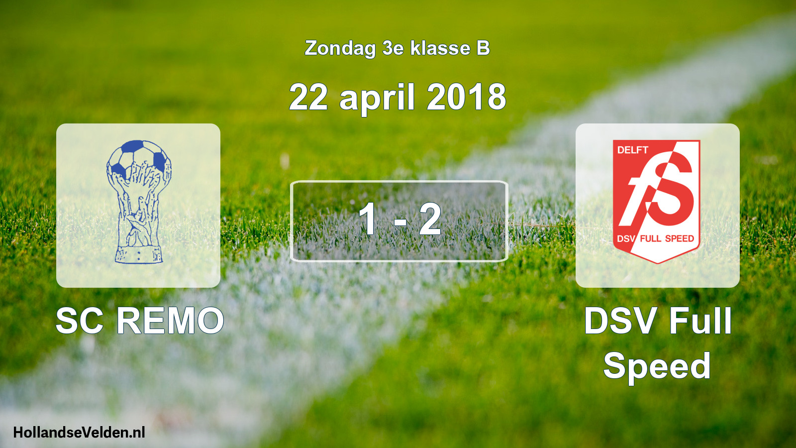 Total number of matches played: SC REMO - DSV Full Speed 1 - 2 (22 April 2018)