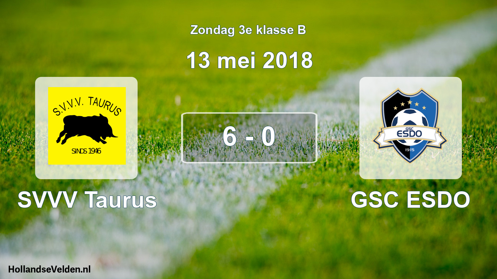 Total number of matches played: SVVV Taurus - GSC ESDO 6 - 0 (13 May 2018)