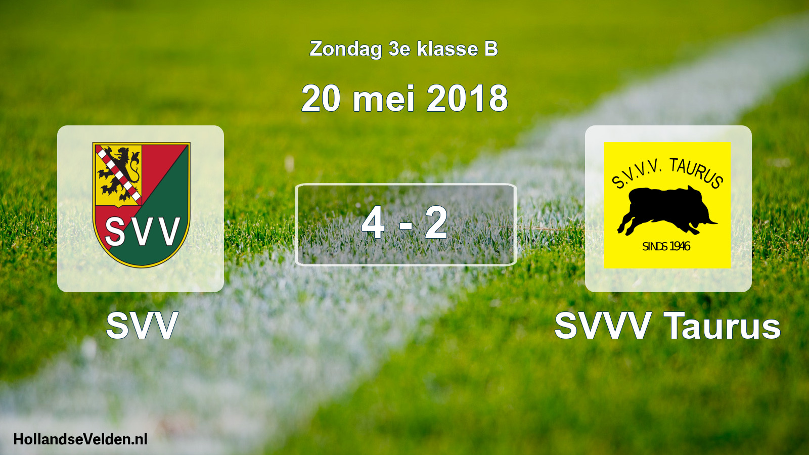 Total number of matches played: SVV - SVVV Taurus 4 - 2 (20 May 2018)