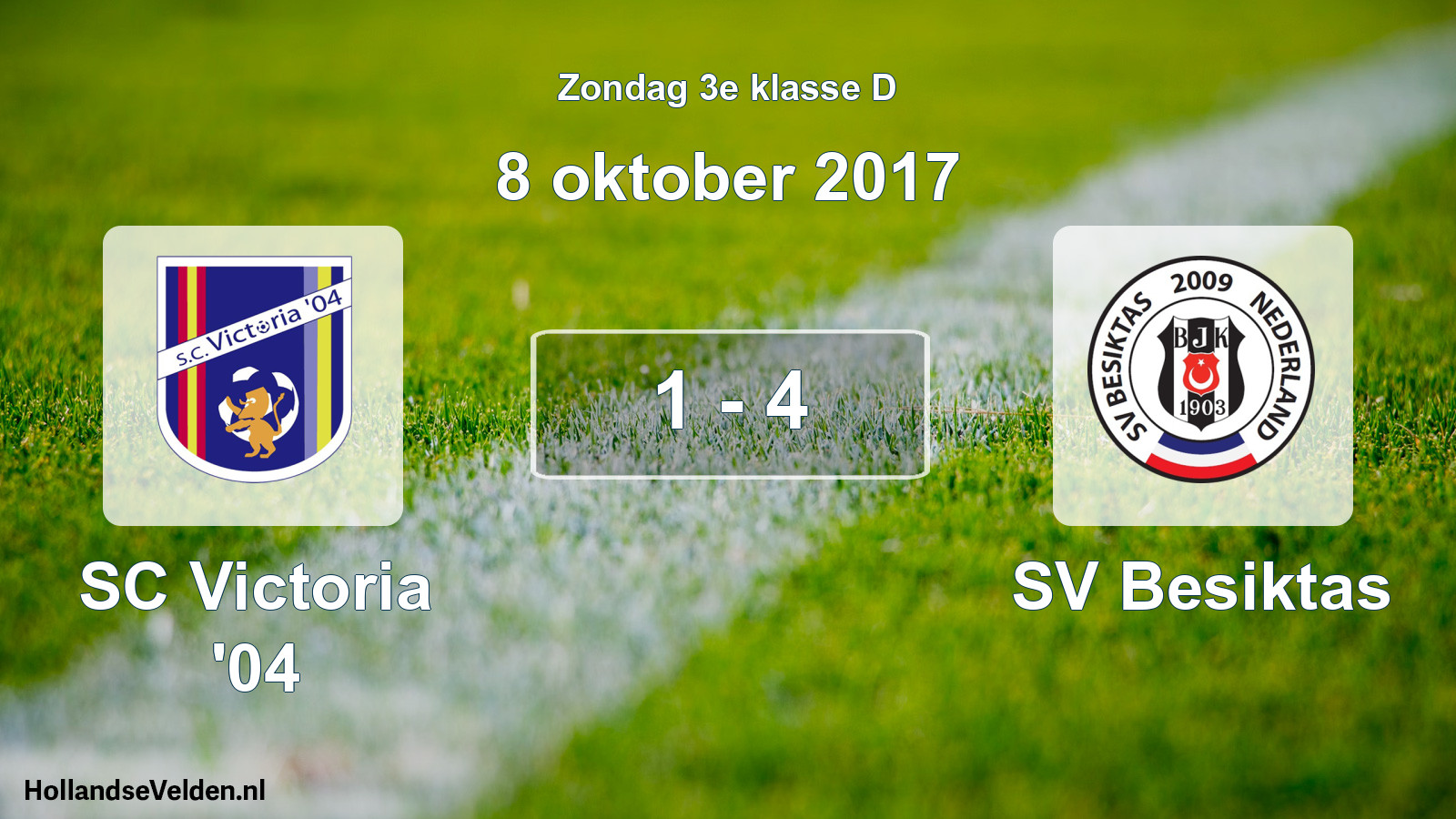 Total number of matches played: SC Victoria '04 - SV Besiktas 1 - 4 (8 October 2017)