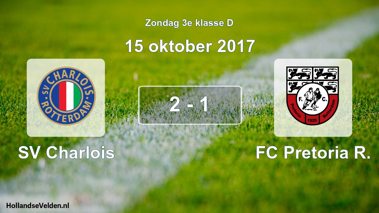 Total number of matches played: SV Charlois - FC Pretoria R. 2 - 1 (15 October 2017)