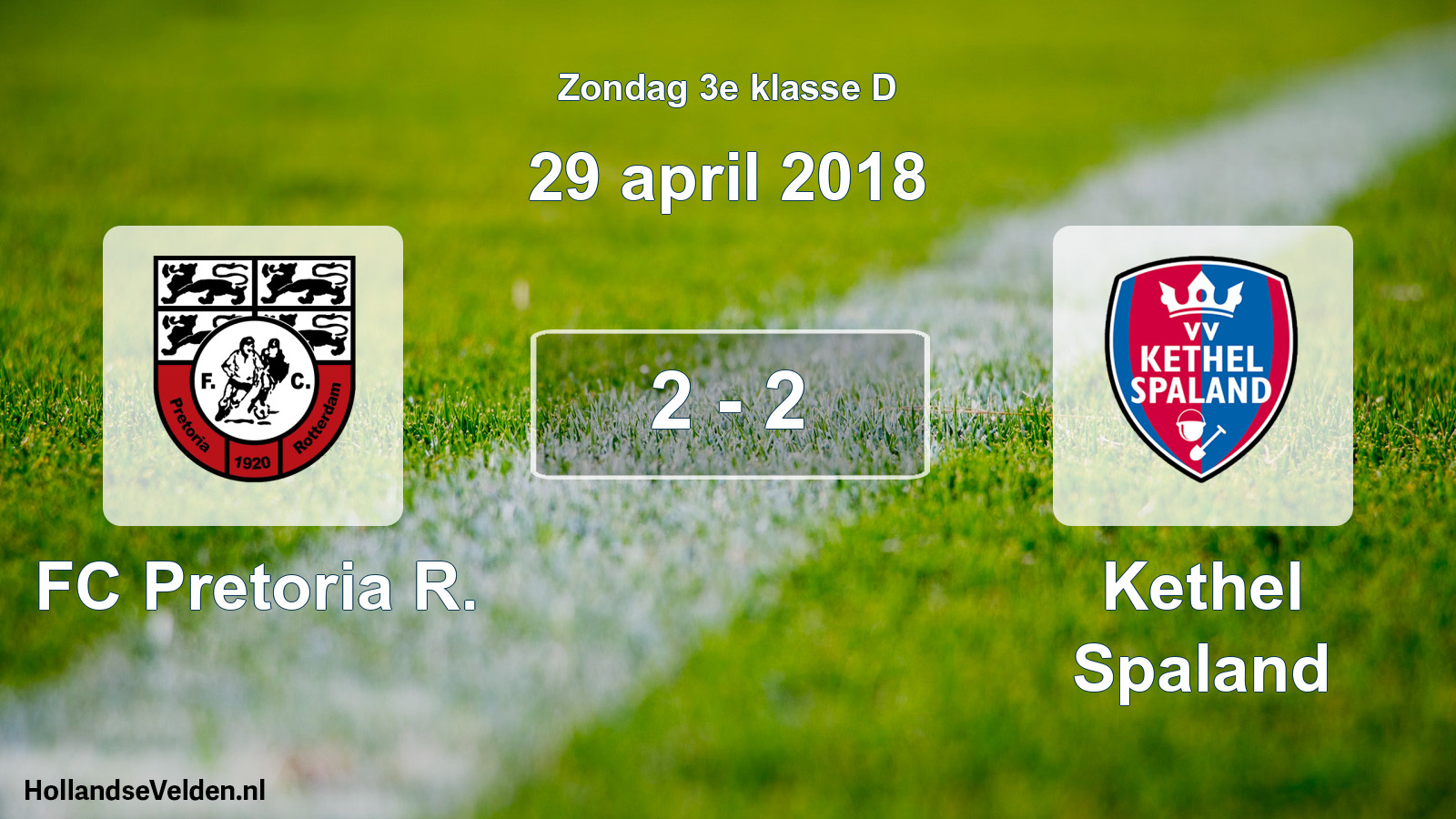 Total number of matches played: FC Pretoria R. - Kethel Spaland 2 - 2 (29 April 2018)