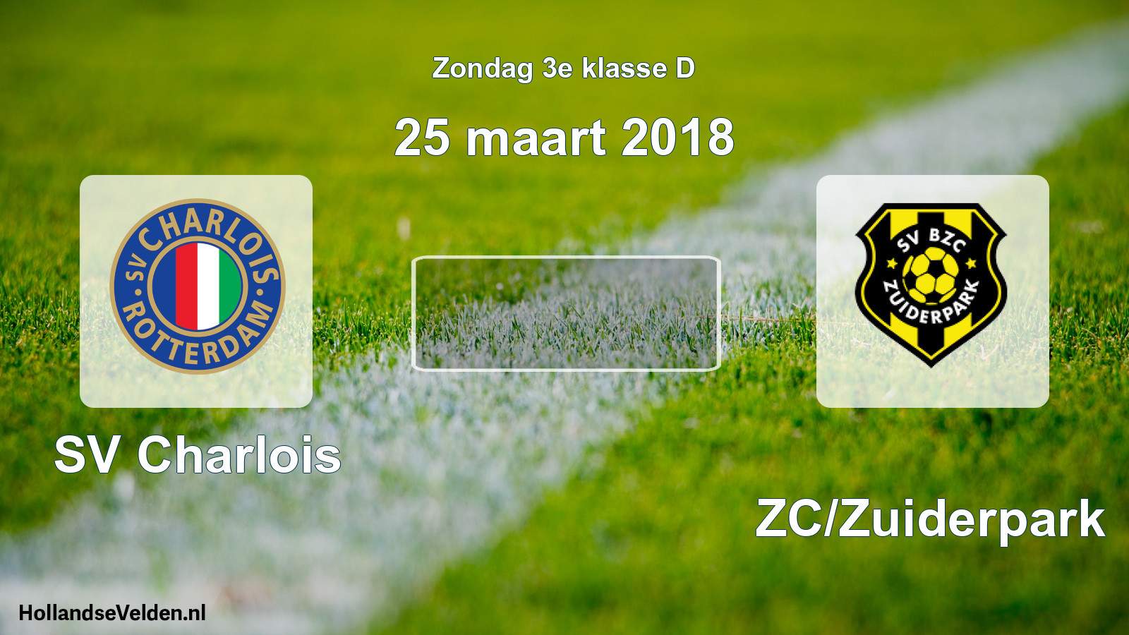 Scheduled Match: SV Charlois - BZC/Zuiderpark (25 March 2018)