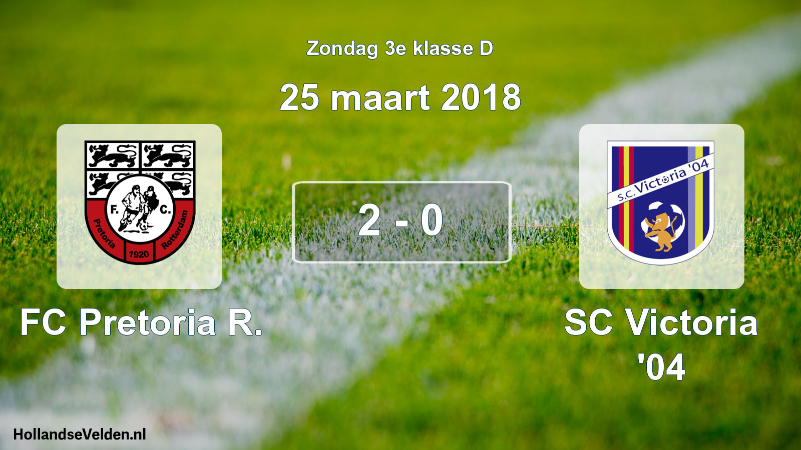 Total number of matches played: FC Pretoria R. - SC Victoria '04 2 - 0 (25 March 2018)