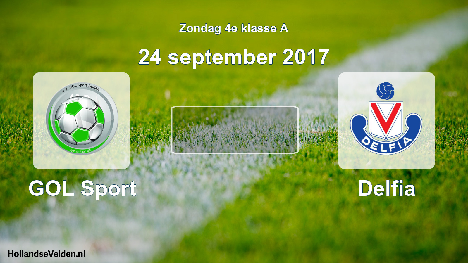 Scheduled Match: GOL Sport - Delfia (24 September 2017)