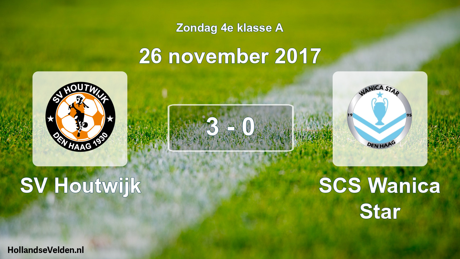 Total number of matches played: SV Houtwijk - SCS Wanica Star 3 - 0 (26 November 2017)