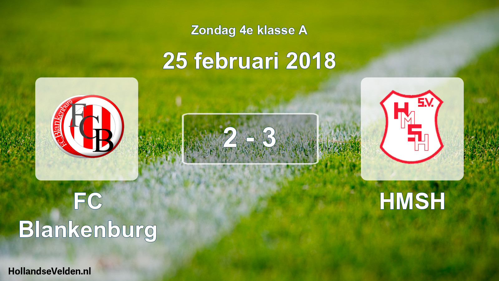 Total number of matches played: FC Blankenburg - HMSH 2 - 3 (25 February 2018)
