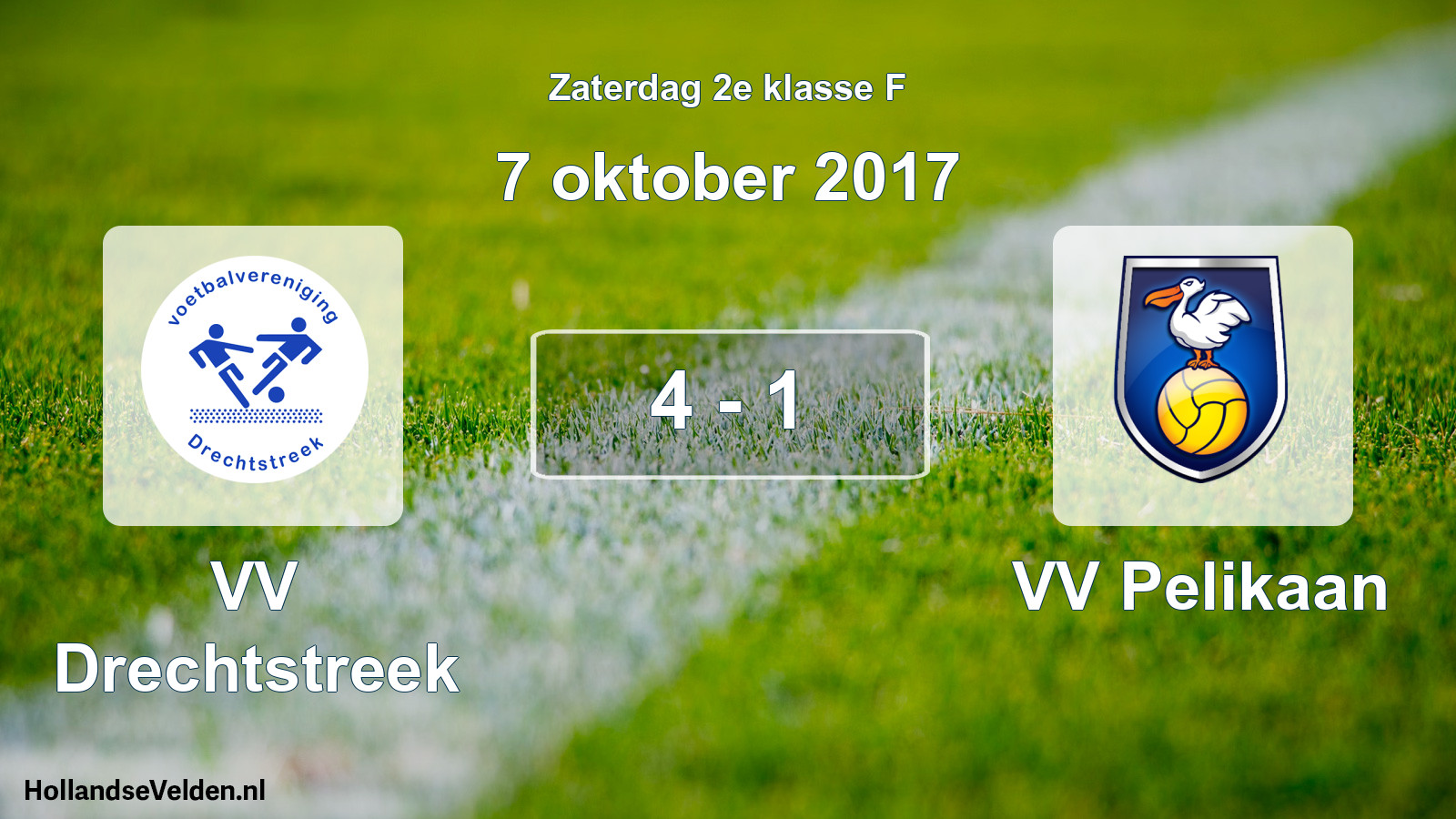 Total number of matches played: VV Drechtstreek - VV Pelikaan 4 - 1 (7 October 2017)