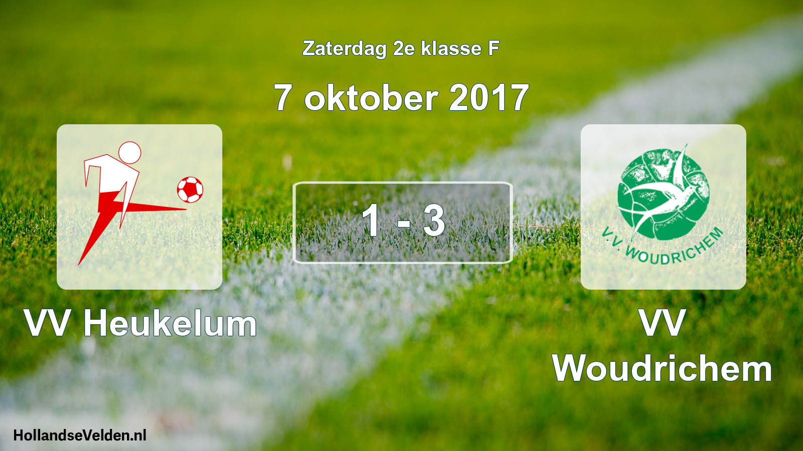 Total number of matches played: VV Heukelum - VV Woudrichem 1 - 3 (7 October 2017)
