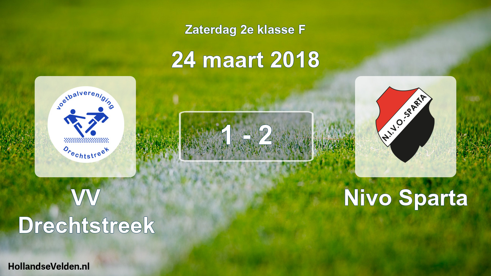Total number of matches played: VV Drechtstreek - Nivo Sparta 1 - 2 (24 March 2018)