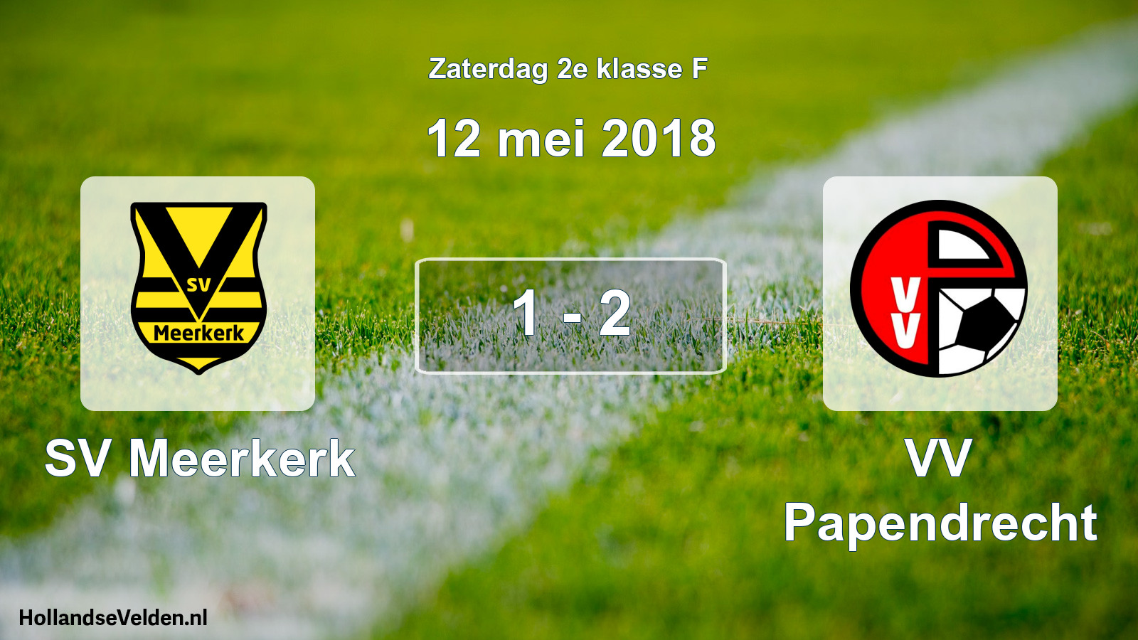 Total number of matches played: SV Meerkerk - VV Papendrecht 1 - 2 (12 May 2018)