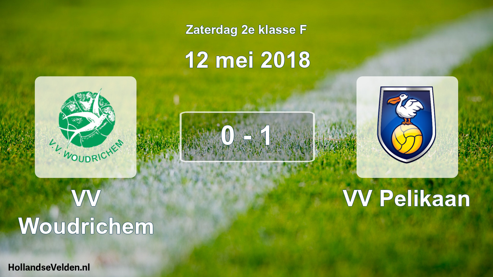 Total number of matches played: VV Woudrichem - VV Pelikaan 0 - 1 (12 May 2018)