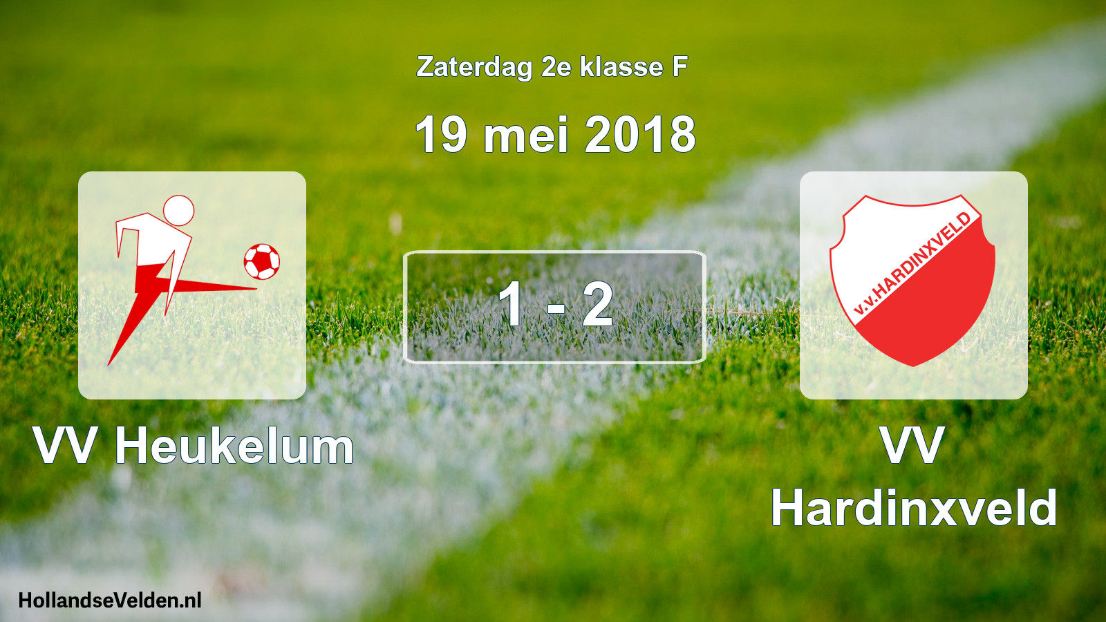 Total number of matches played: VV Heukelum - VV Hardinxveld 1 - 2 (19 May 2018)