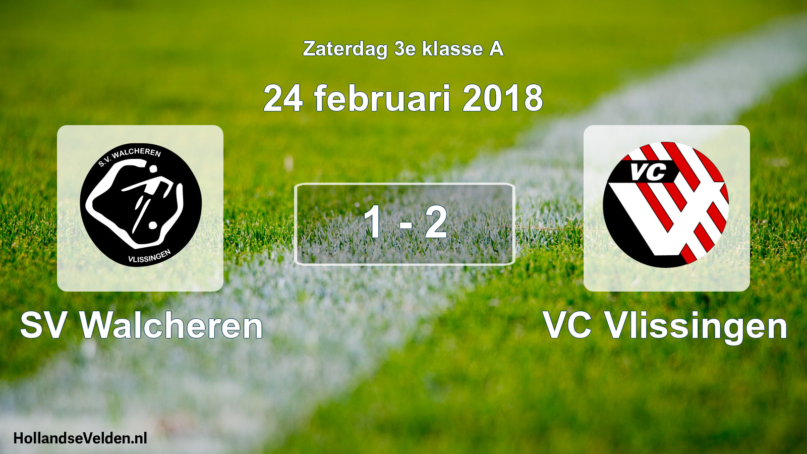Total number of matches played: SV Walcheren - VC Vlissingen 1 - 2 (24 February 2018)