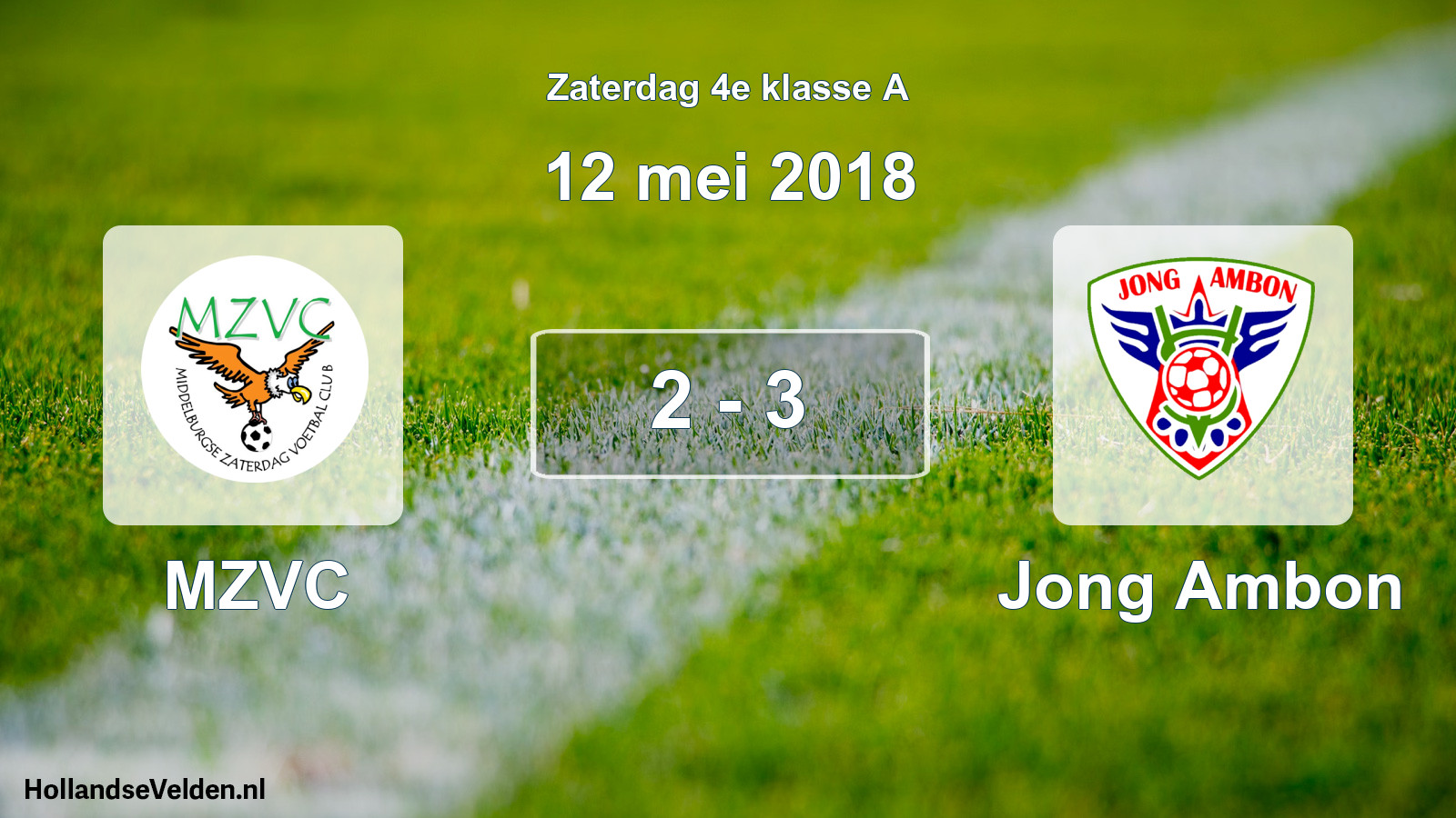 Total number of matches played: MZVC - Jong Ambon 2 - 3 (12 May 2018)