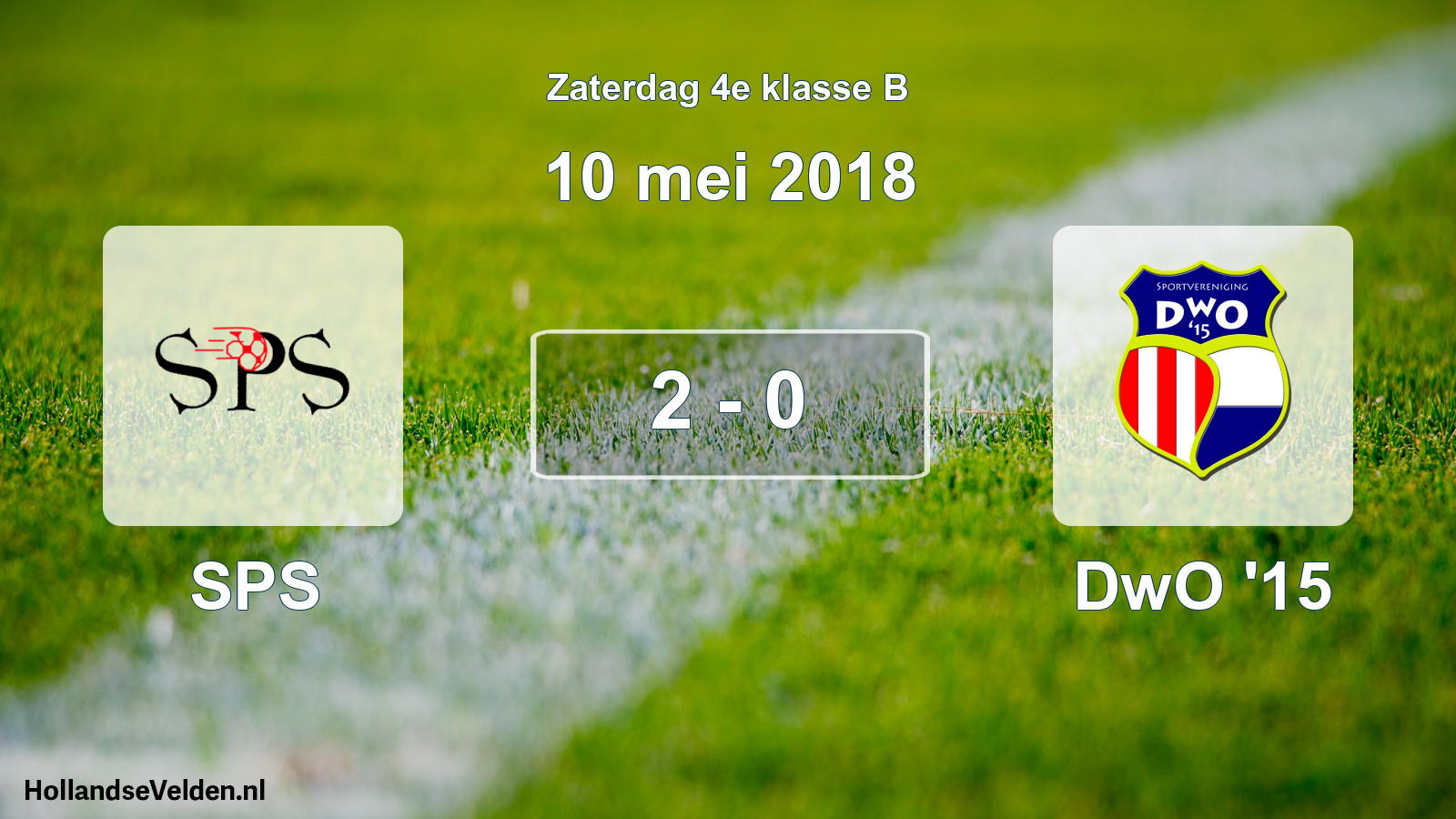 Total number of matches played: SPS - DwO '15 2 - 0 (10 May 2018)