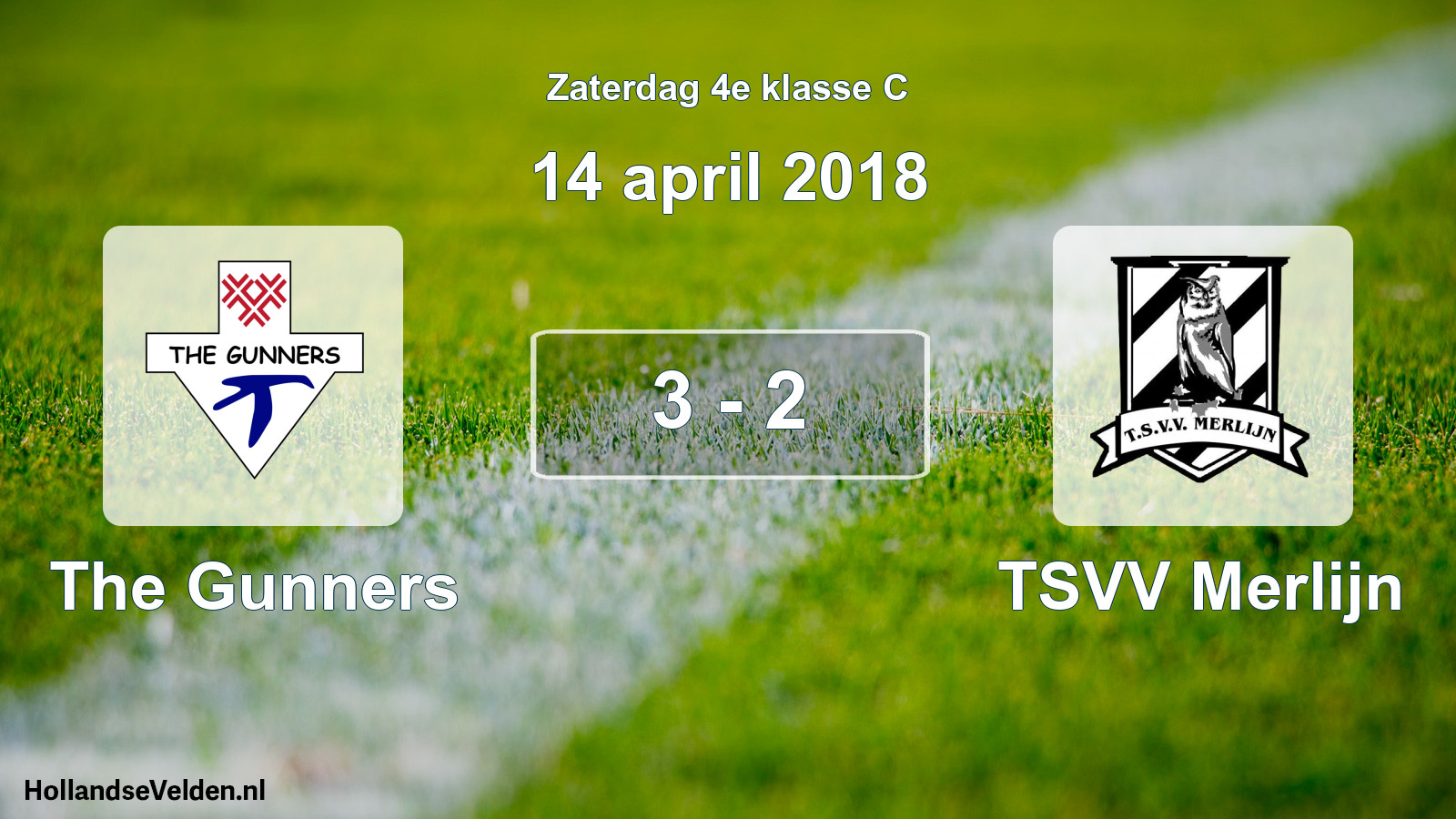 Total number of matches played: The Gunners - TSVV Merlijn 3 - 2 (14 April 2018)