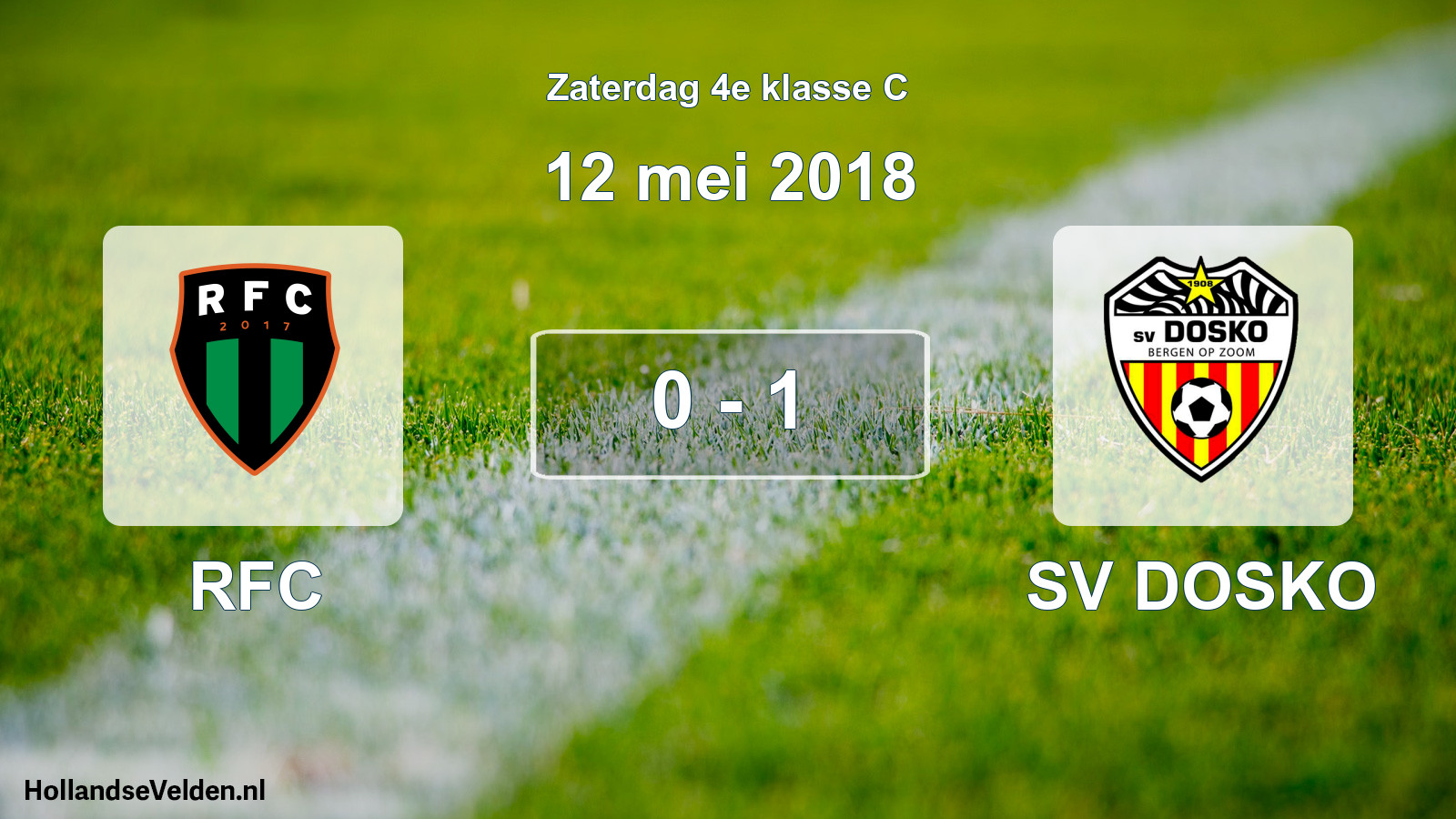 Total number of matches played: RFC - SV DOSKO 0 - 1 (12 May 2018)