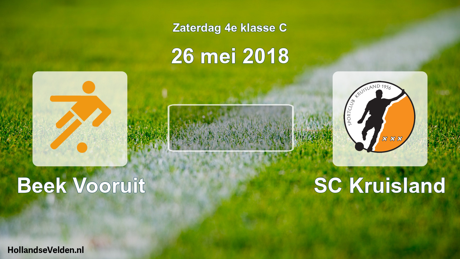 Scheduled Match: Beek Vooruit - SC Kruisland (26 May 2018)