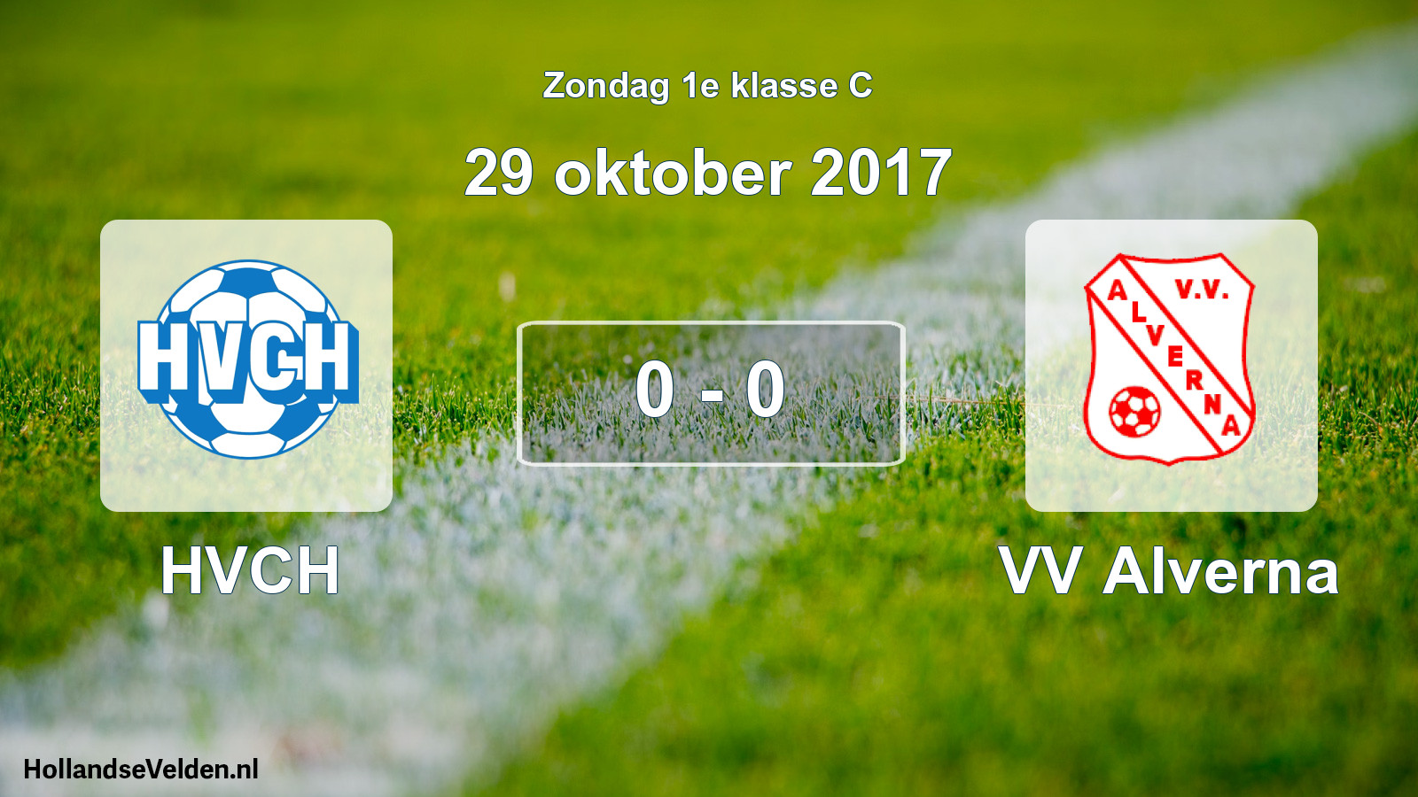 Total number of matches played: HVCH - VV Alverna 0 - 0 (29 October 2017)