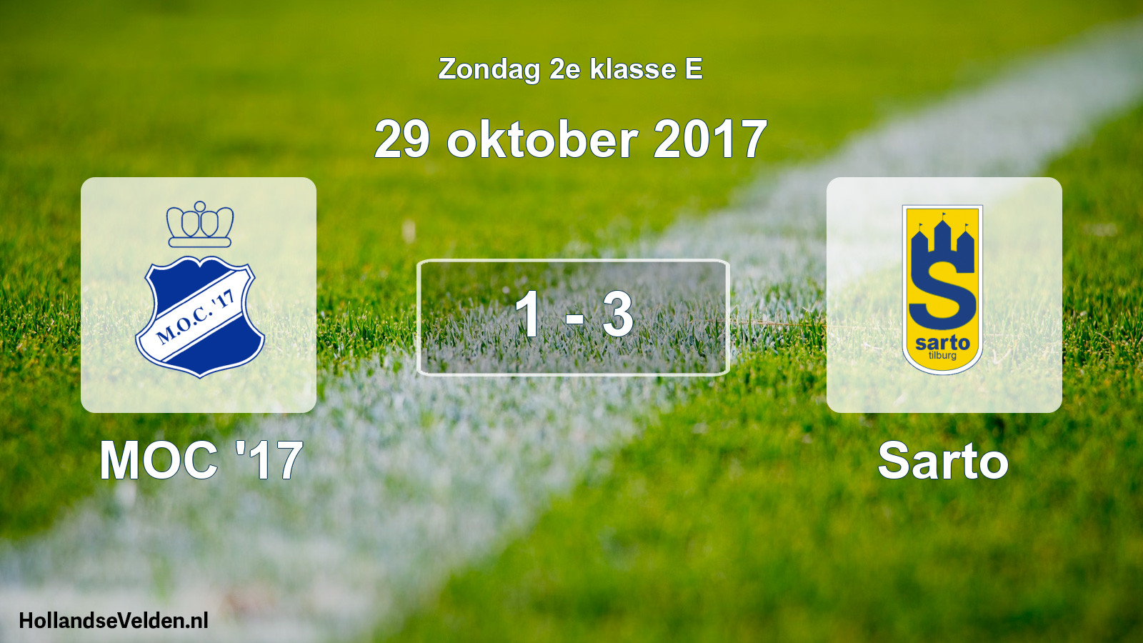 Total number of matches played: MOC '17 - Sarto 1 - 3 (29 October 2017)