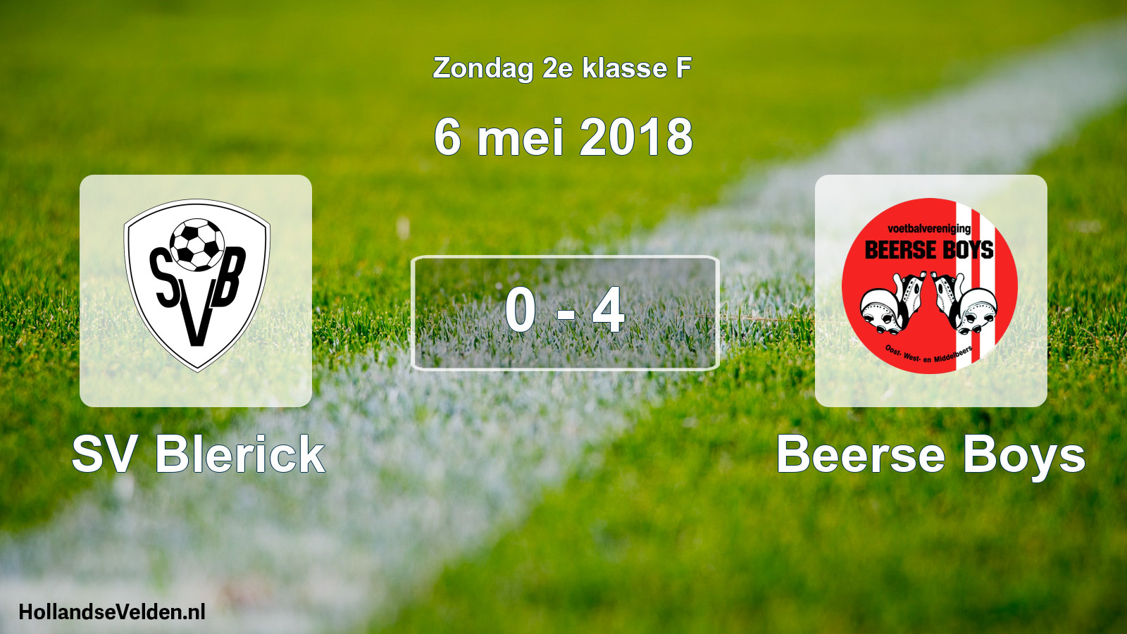Total number of matches played: SV Blerick - Beerse Boys 0 - 4 (6 May 2018)