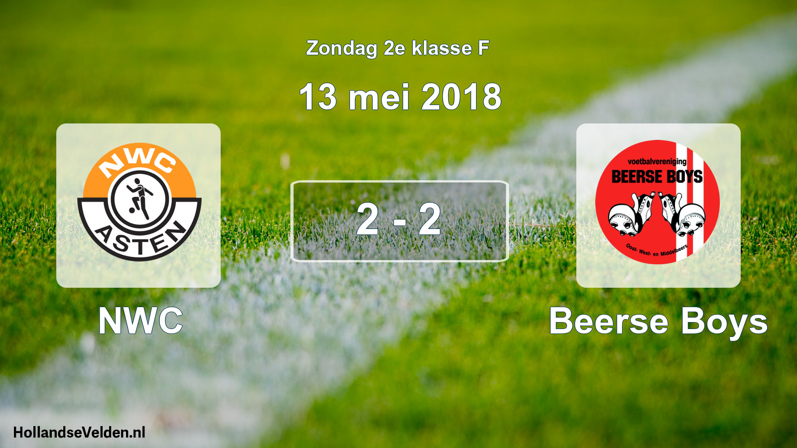 Total number of matches played: NWC - Beerse Boys 2 - 2 (13 May 2018)