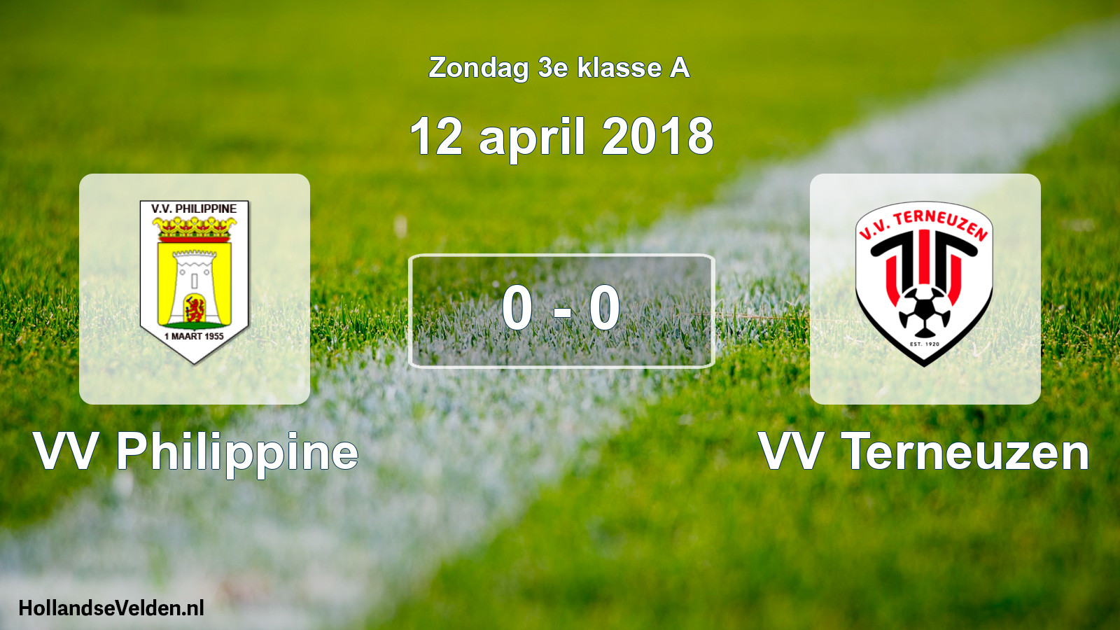 Total number of matches played: VV Philippine - VV Terneuzen 0 - 0 (12 April 2018)