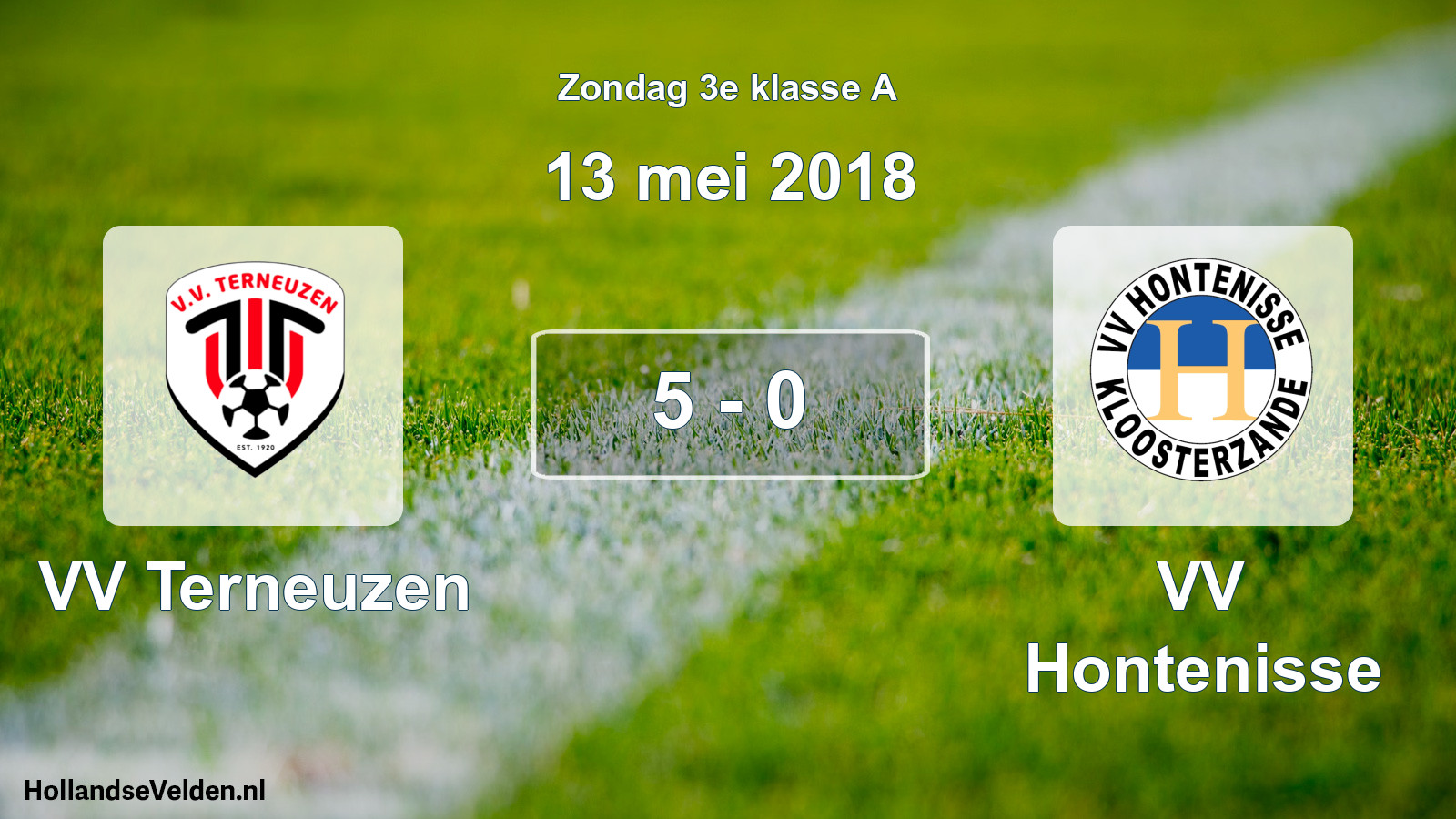 Total number of matches played: VV Terneuzen - VV Hontenisse 5 - 0 (13 May 2018)