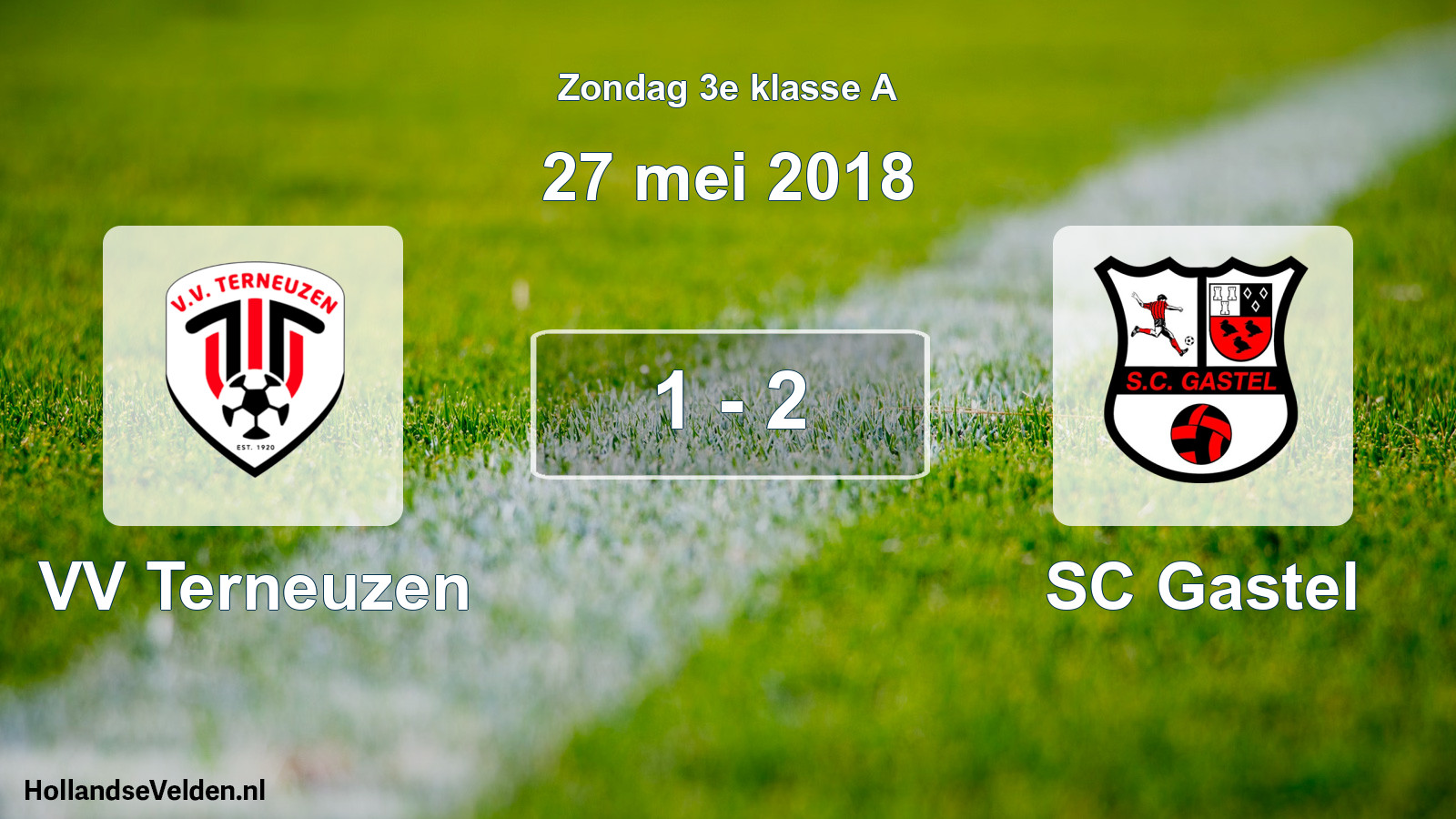 Total number of matches played: VV Terneuzen - SC Gastel 1 - 2 (27 May 2018)