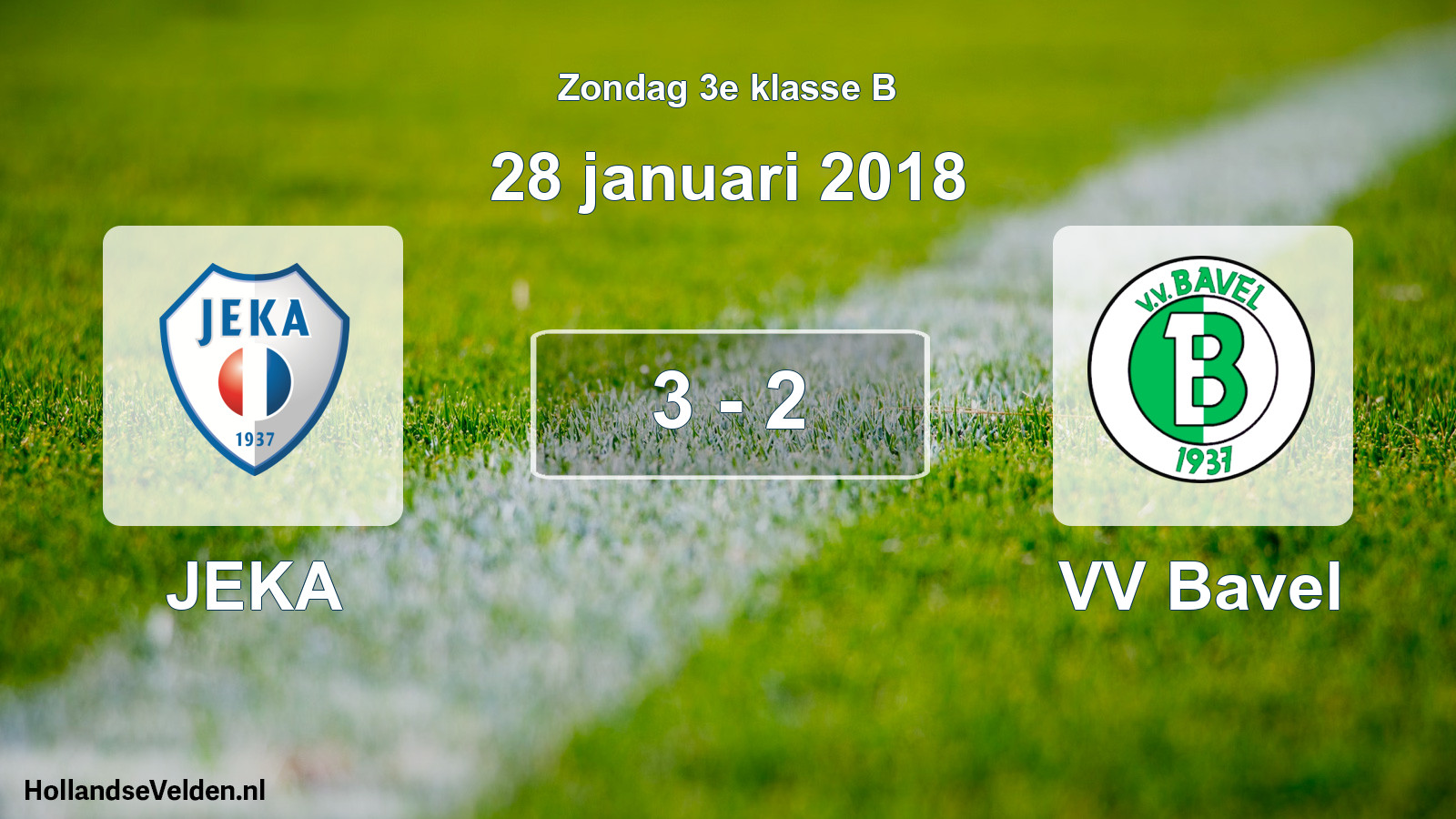 Total number of matches played: JEKA - VV Bavel 3 - 2 (28 January 2018)