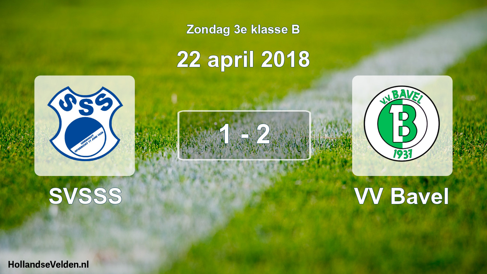 Total number of matches played: SVSSS - VV Bavel 1 - 2 (22 April 2018)