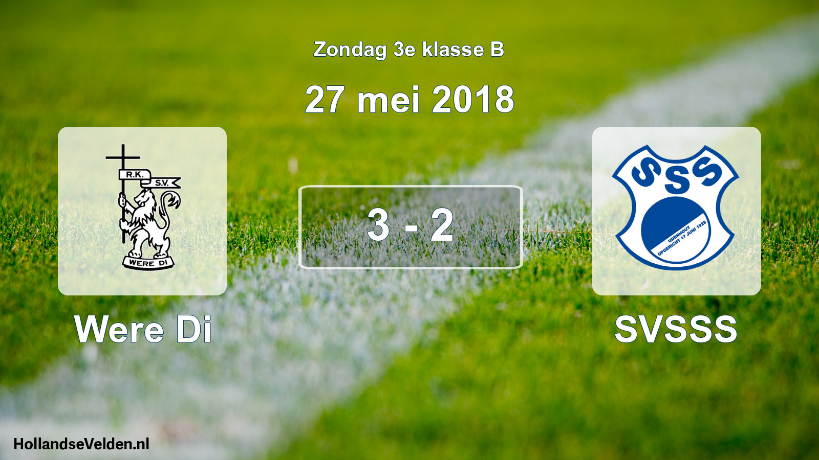 Total number of matches played: Were Di - SVSSS 3 - 2 (27 May 2018)