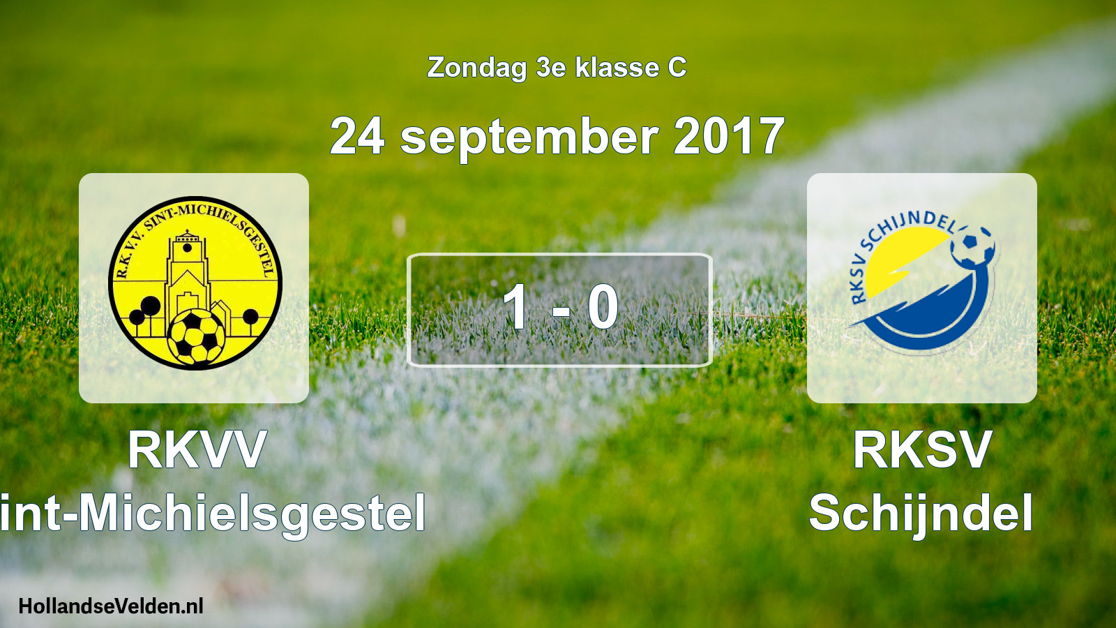 Total number of matches played: RKVV Sint-Michielsgestel - RKSV Schijndel 1 - 0 (24 September 2017)