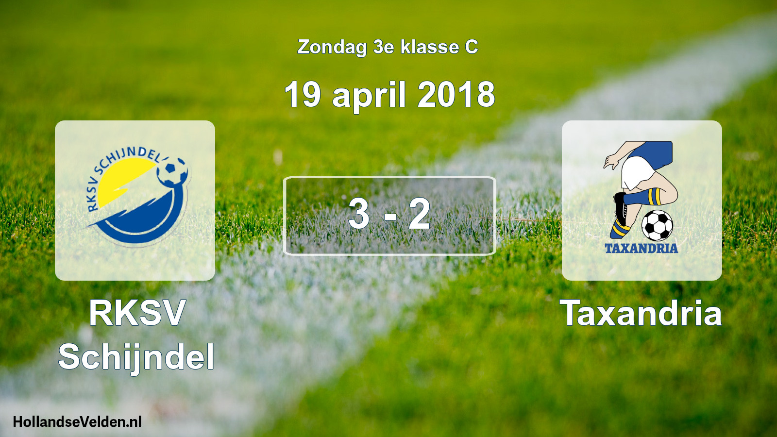 Total number of matches played: RKSV Schijndel - Taxandria 3 - 2 (19 April 2018)