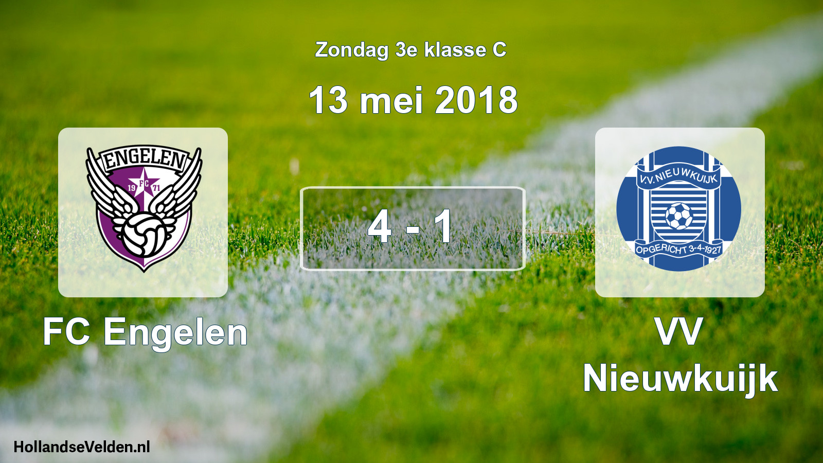 Total number of matches played: FC Engelen - VV Nieuwkuijk 4 - 1 (13 May 2018)