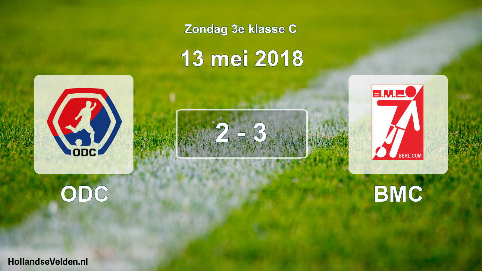 Total number of matches played: ODC - BMC 2 - 3 (13 May 2018)