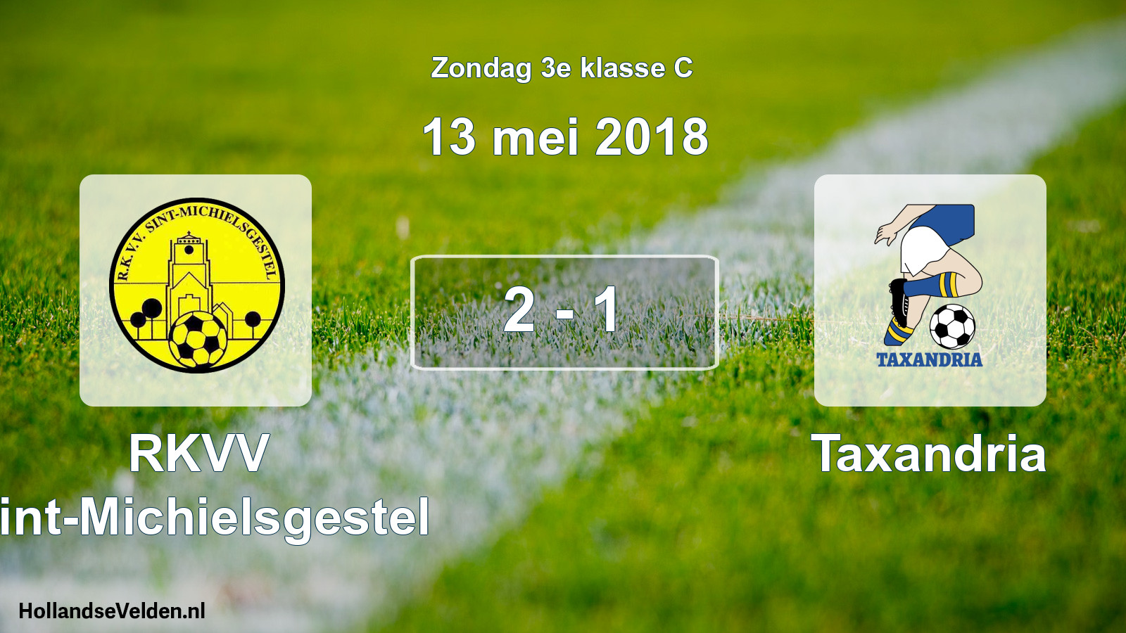 Total number of matches played: RKVV Sint-Michielsgestel - Taxandria 2 - 1 (13 May 2018)