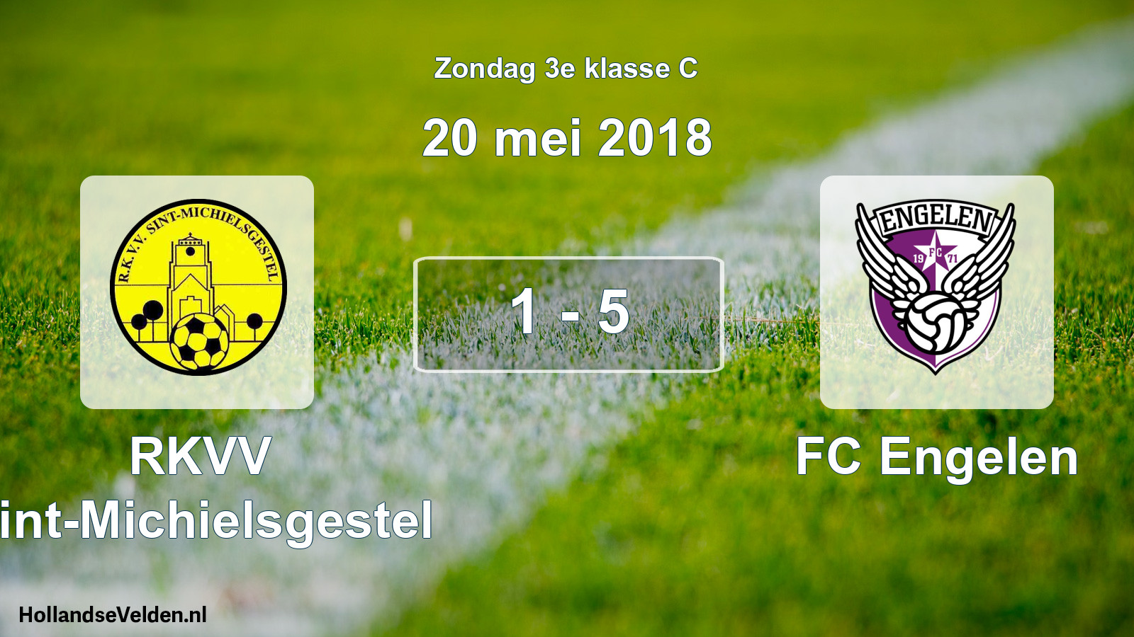 Total number of matches played: RKVV Sint-Michielsgestel - FC Engelen 1 - 5 (20 May 2018)